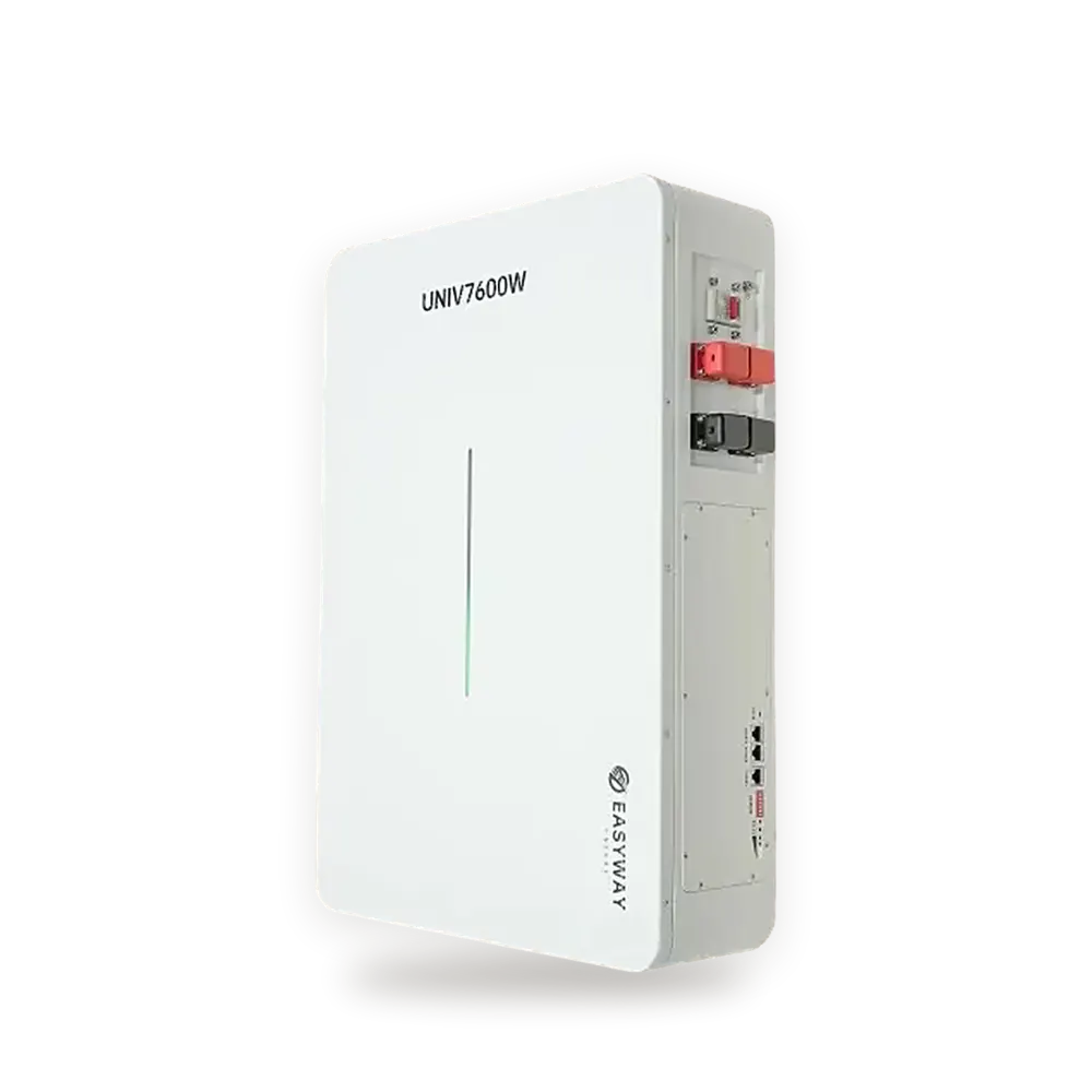 Wandbatterie UNIV 7600 – Produktansicht in Schrägperspektive